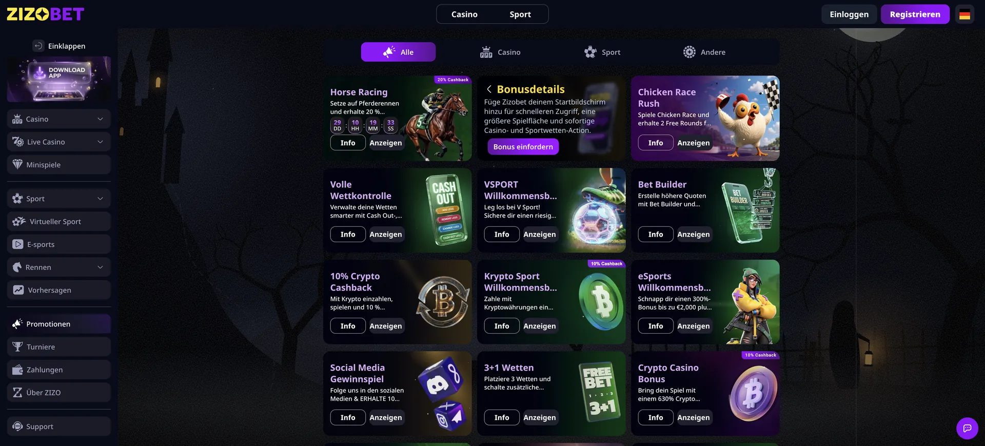 Zizobet Casino Bonus: 2