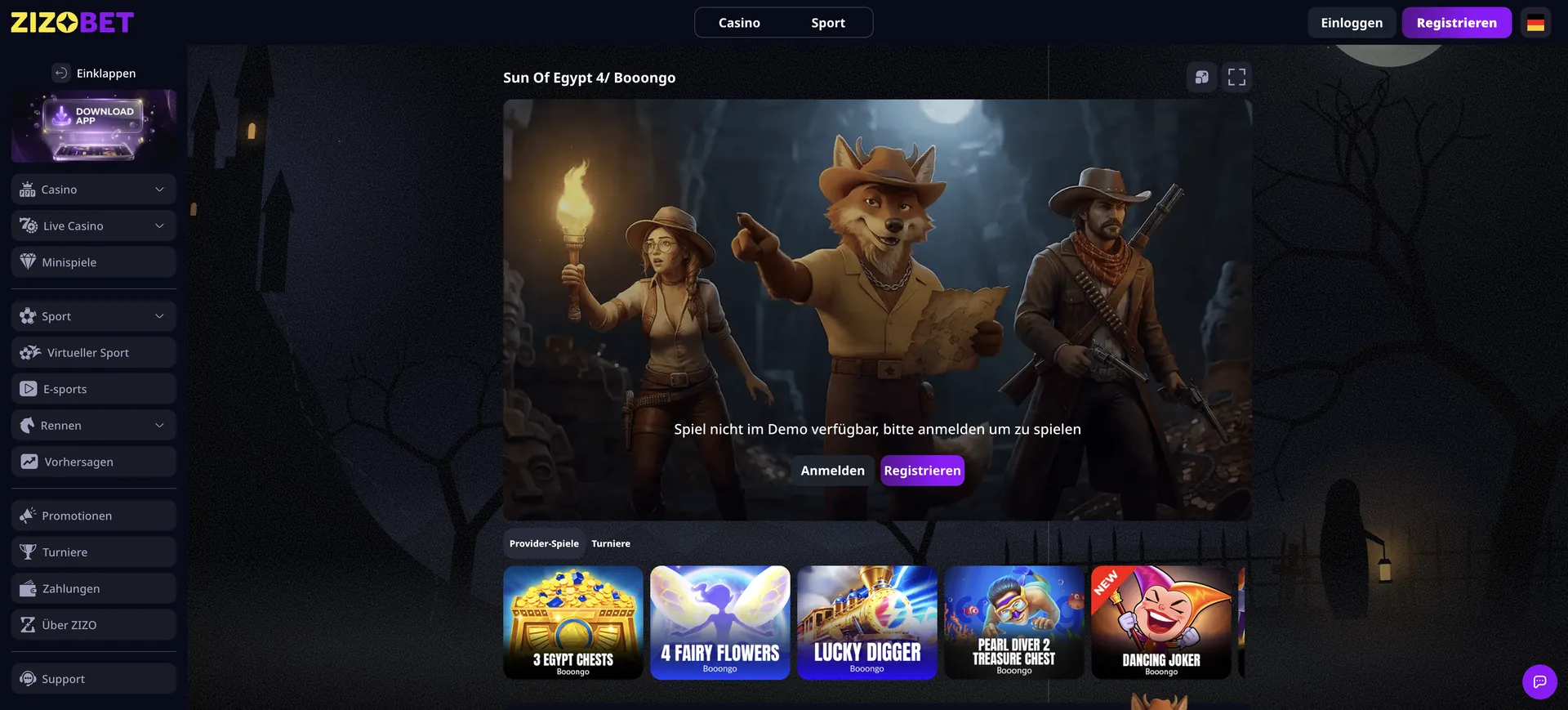 22027 Zizobet Casino Auszahlung: 22027