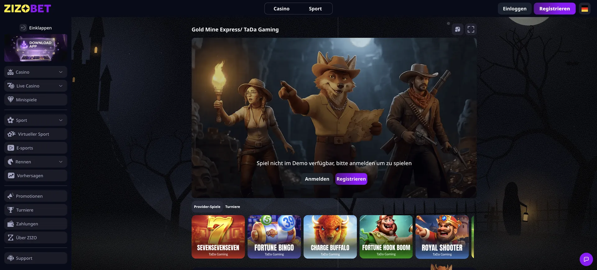 31714 Zizobet Casino Auszahlung: 31714