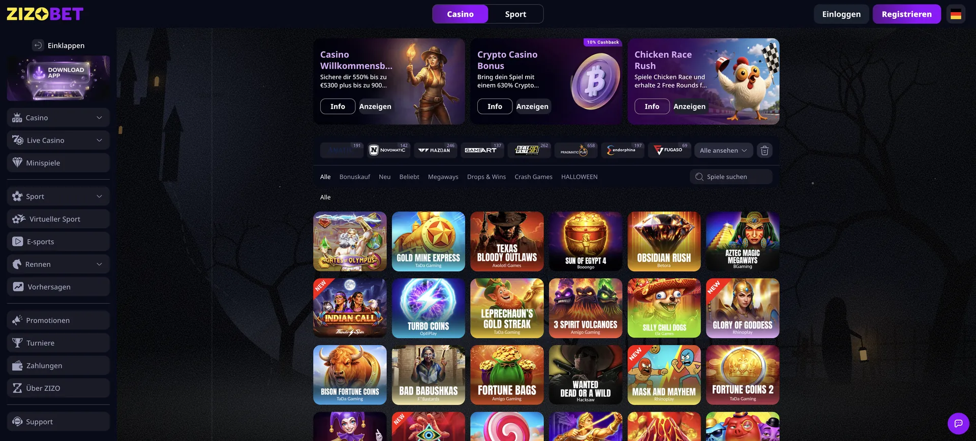 Casino Zizobet Casino Login